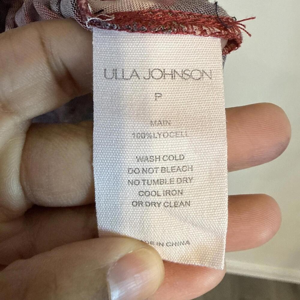 Ulla Johnson Printed Sleeveless Livia Dress w/ Side Ruching (Sz: P or 00/0) $520 - Picture 10 of 14